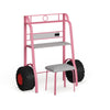 Ramirez Traditional Metal Kids Desk with Stool
