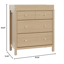 Storkcraft Carmel 3 Drawer Chest with Changing Topper (Driftwood)