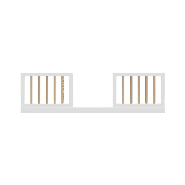 Graco Universal Toddler Safety Guardrail Kit-Dowel - White with Driftwood
