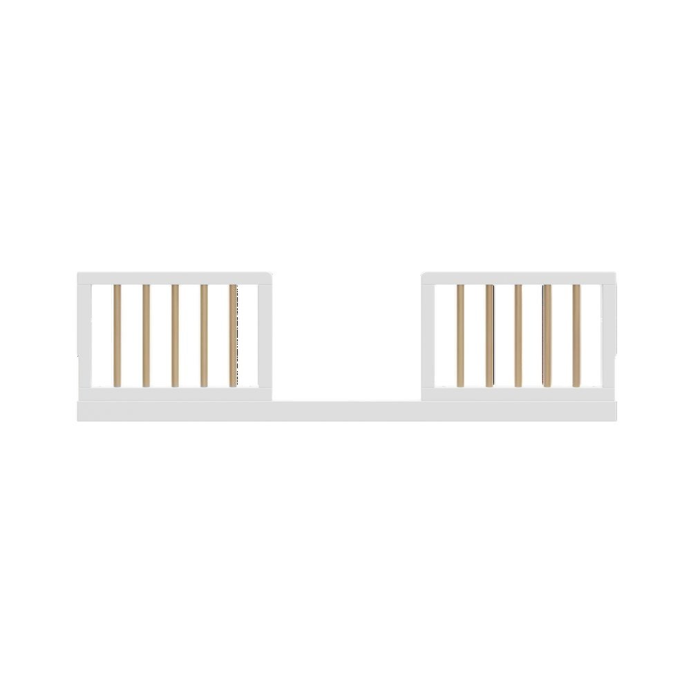 Graco Universal Toddler Safety Guardrail Kit-Dowel - White with Driftwood