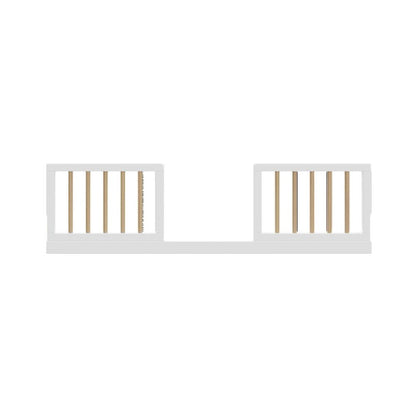 Graco Universal Toddler Safety Guardrail Kit-Dowel - White with Driftwood