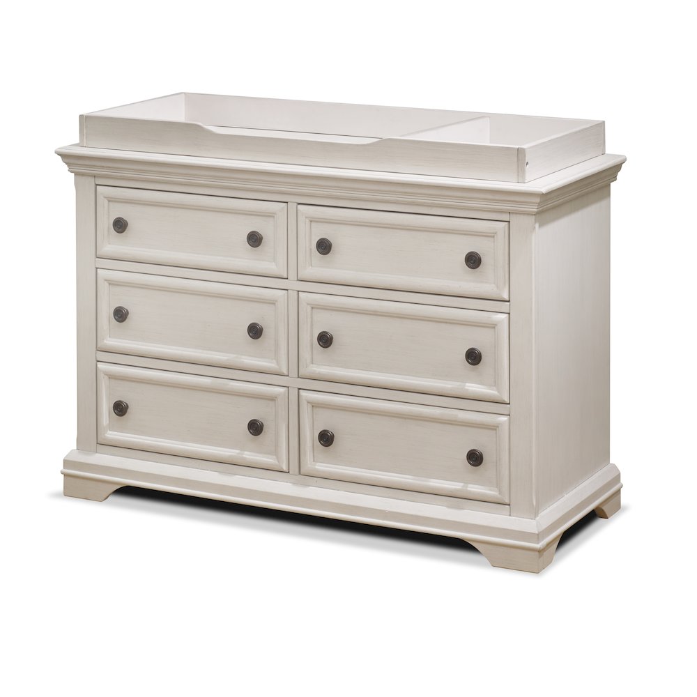 Sorelle Topper for Double Dresser,Brushed Ivory Color