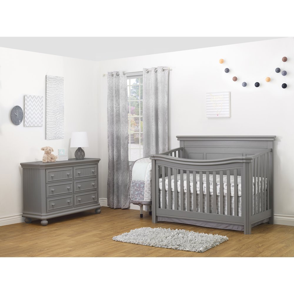 Sorelle Finley Lux Flat Top Crib,White Color