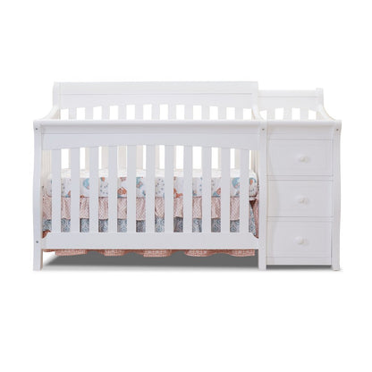Sorelle Finley Lux Flat Top Crib,White Color