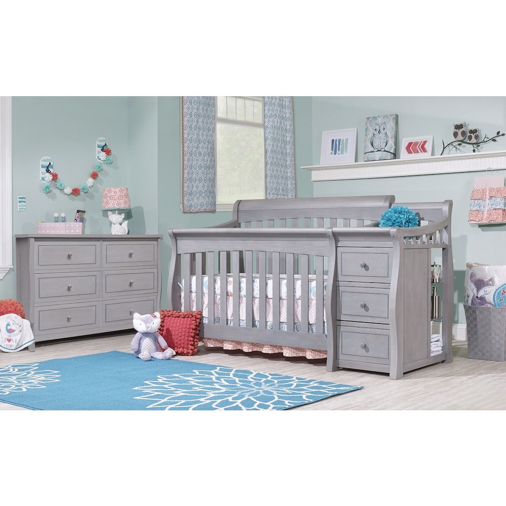 Sorelle Finley Lux Flat Top Crib,White Color