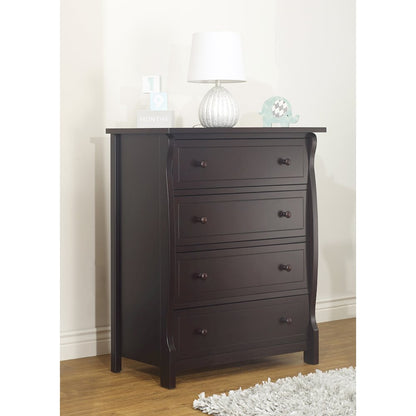 Sorelle Princeton Elite 4 Drawer Dresser,Espresso Color