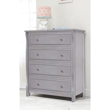 Sorelle Princeton Elite 4 Drawer Dresser,Weathered Gray Color
