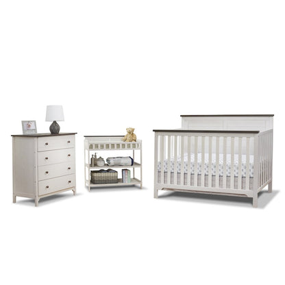 Sorelle Farmhouse Room in a Box,Chocolate and White Color