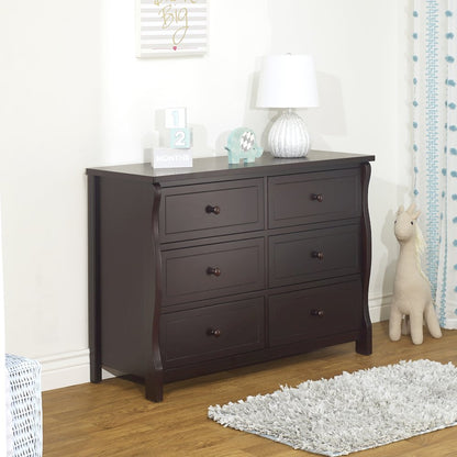 Sorelle Princeton Elite Double Dresser,Espresso Color