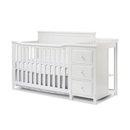 Sorelle Berkley Crib & Changer Panel Crib,White Color