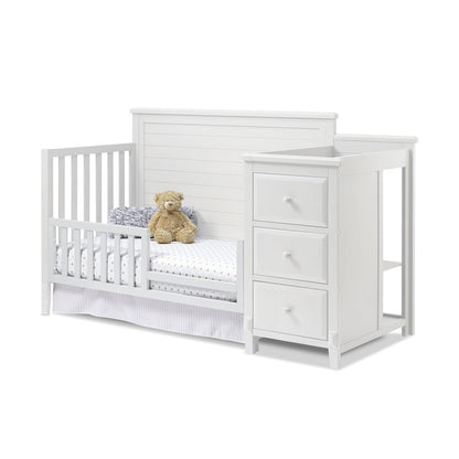 Sorelle Berkley Crib & Changer Panel Crib,White Color