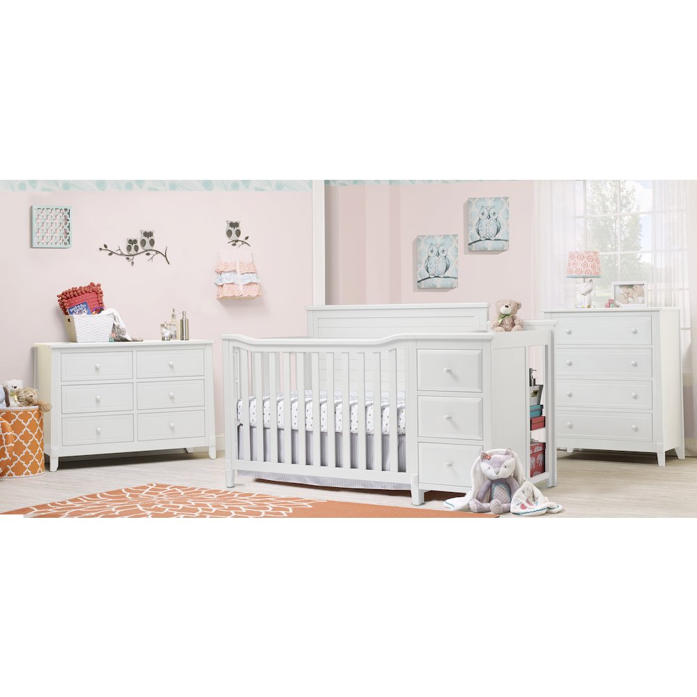 Sorelle Berkley Crib & Changer Panel Crib,White Color