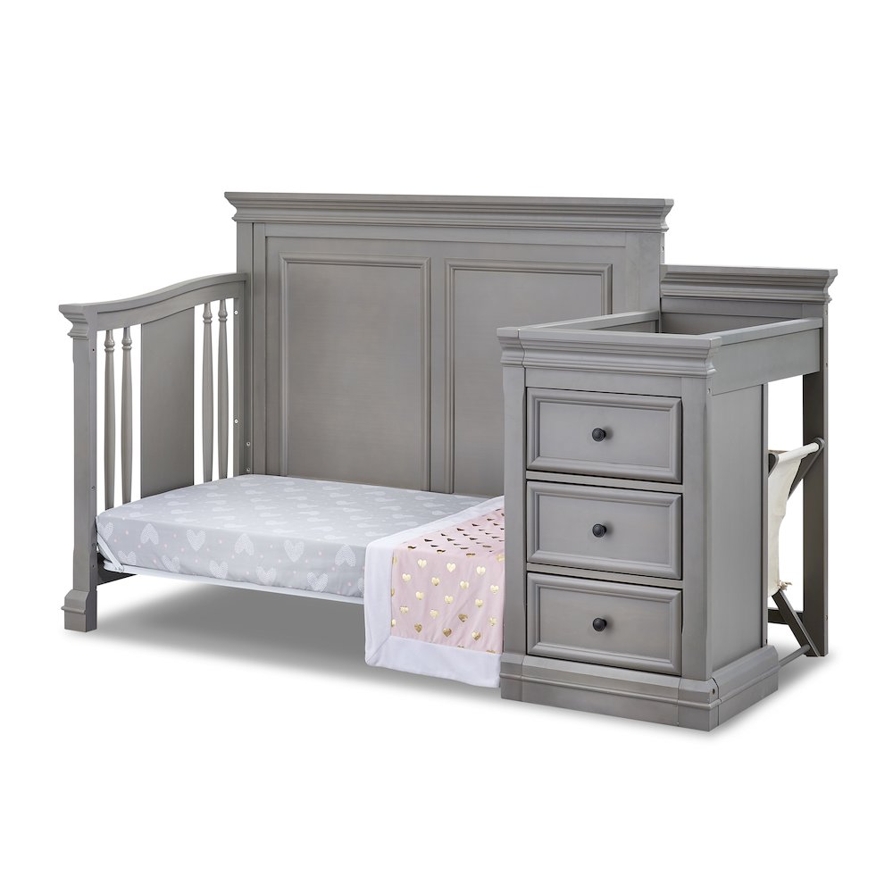 Sorelle Portofino Crib & Changer,White Color