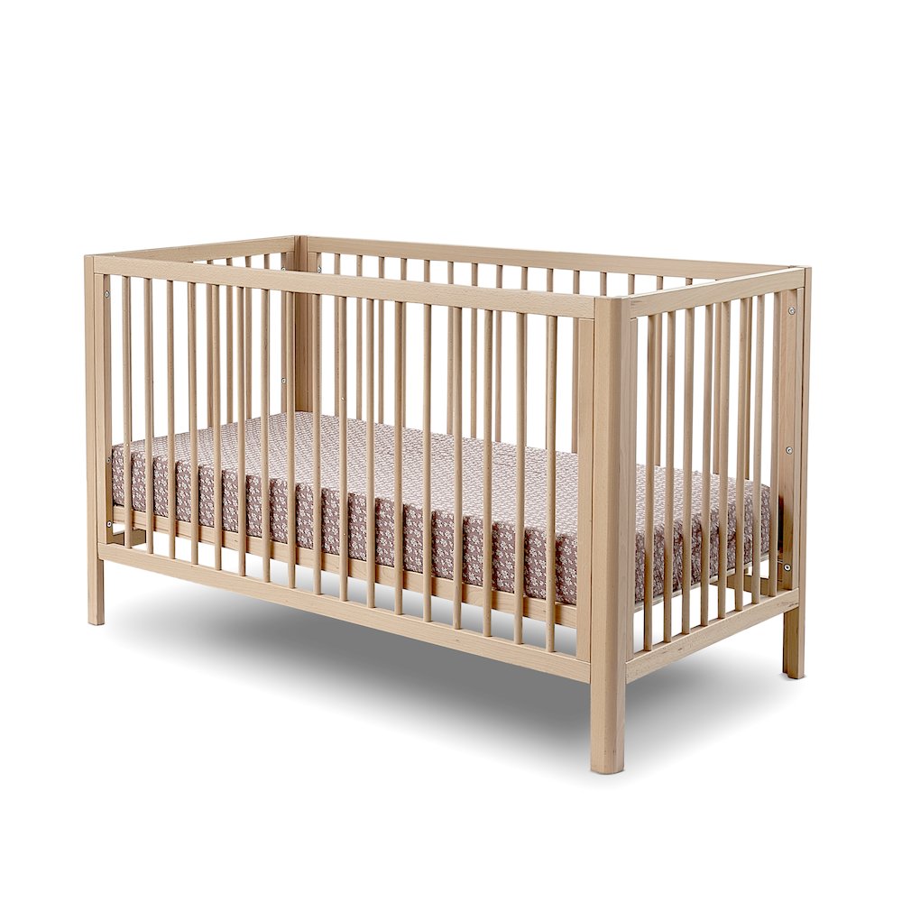 Happy Lux 3-in-1 Crib, Natural Wood