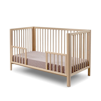 Happy Lux 3-in-1 Crib, Natural Wood