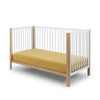 Happy Lux 3-in-1 Crib, Natural wood and White