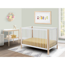 Happy Lux 3-in-1 Crib, Natural wood and White