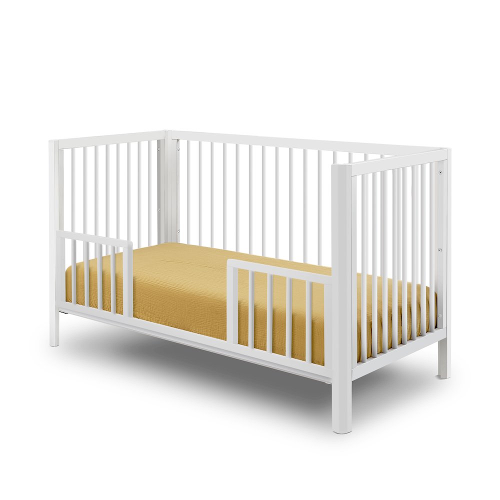 Happy Lux 3-in-1 Crib, White