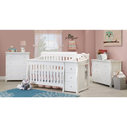 Sorelle Princeton Elite Crib & Changer,White Color