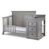 Sorelle Portofino Crib & Changer,Weathered Gray Color