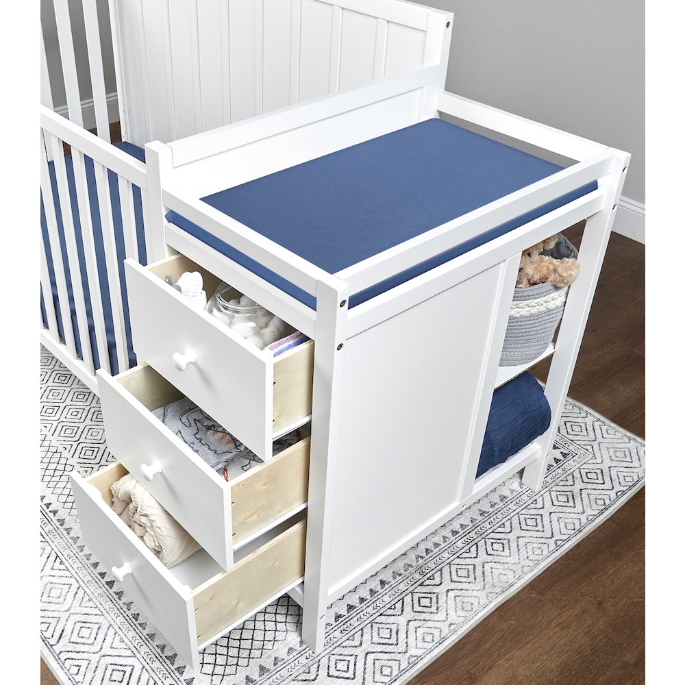 Sorelle Essex Crib & Changer,White Color