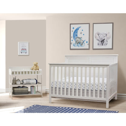 Sorelle Ashley Crib,Weathered White Color