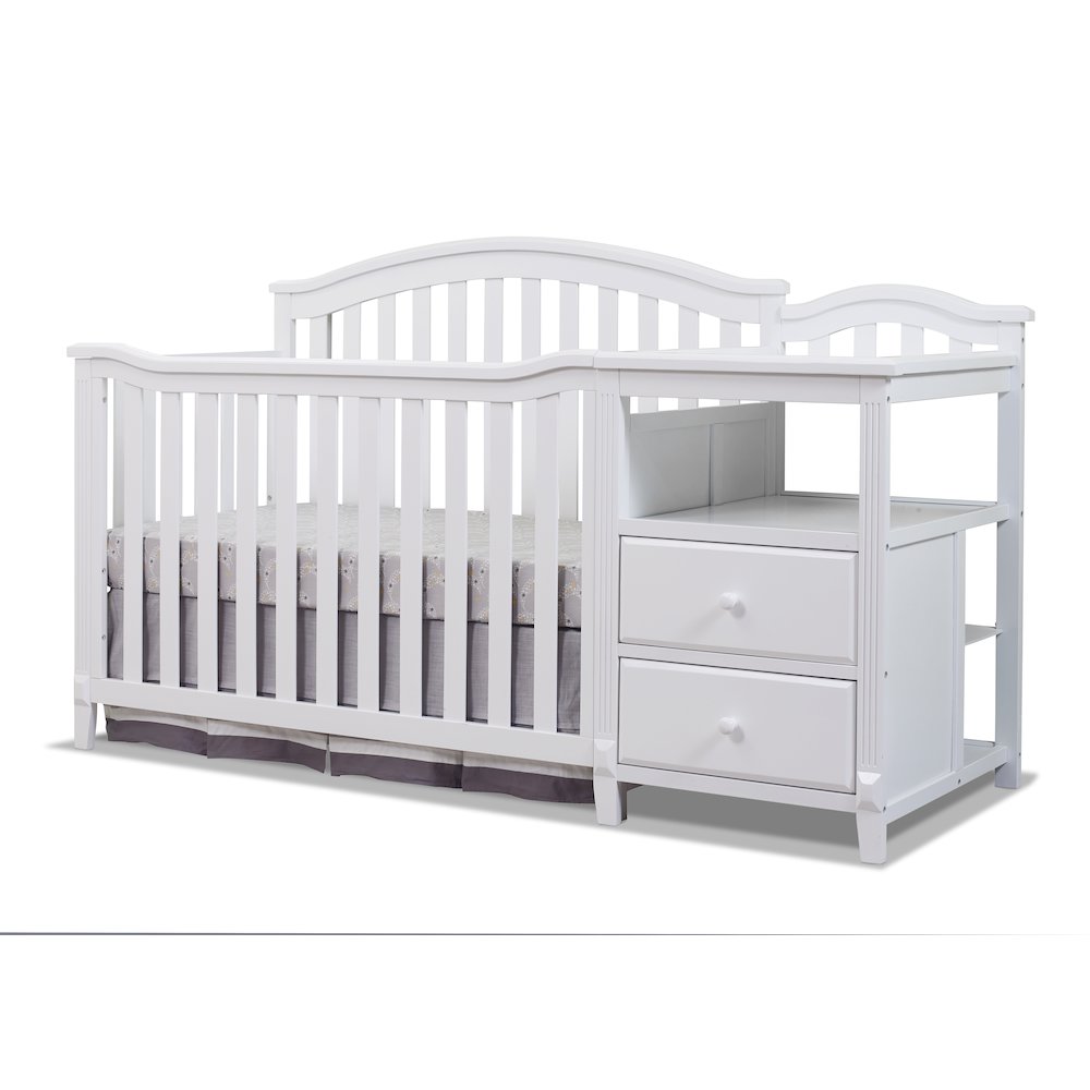 Sorelle Berkley Crib & Changer,White Color