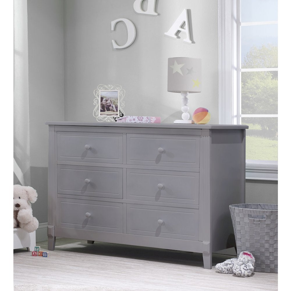 Sorelle Berkley Double Dresser,Gray Color