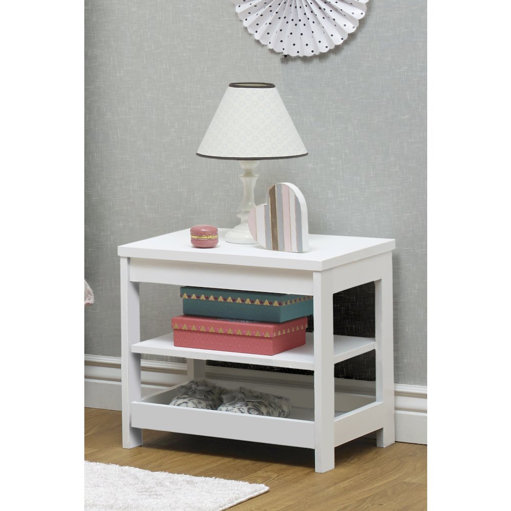 Sorelle Sierra Nightstand ,White Color