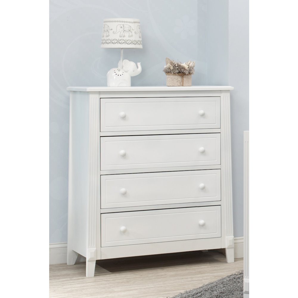 Sorelle Berkley 4 Drawer Chest,White Color