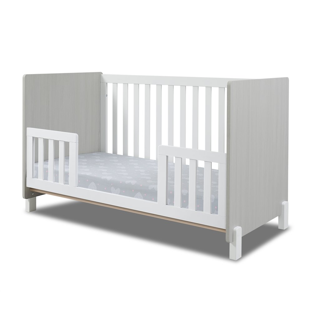 Sorelle Pannello Crib,Grigio and White Color