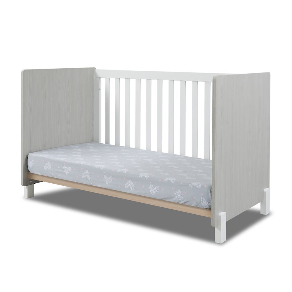 Sorelle Pannello Crib,Grigio and White Color