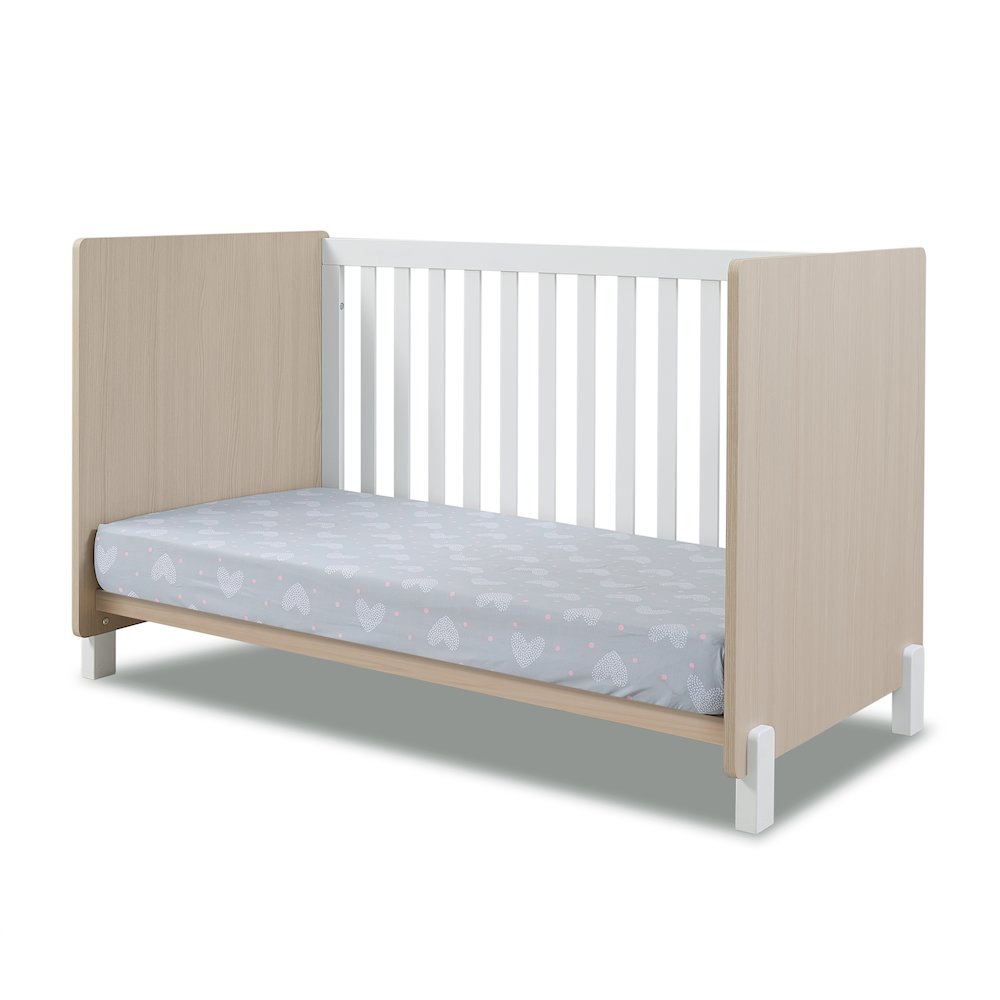 Sorelle Pannello Crib,Nebbia and White Color