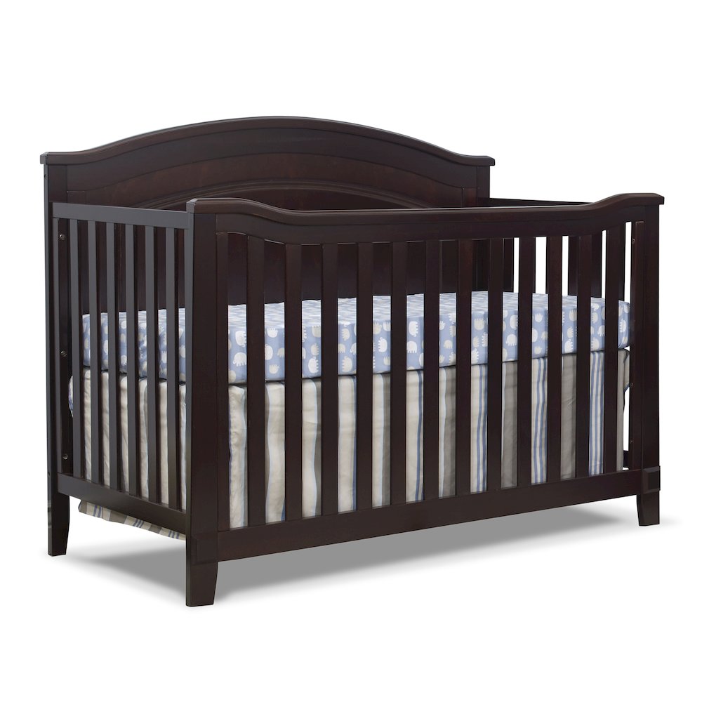Sorelle Berkley Round Top Panel Crib,Espresso Color