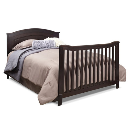 Sorelle Berkley Round Top Panel Crib,Espresso Color