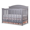 Sorelle Berkley Round Top Panel Crib,Gray Color