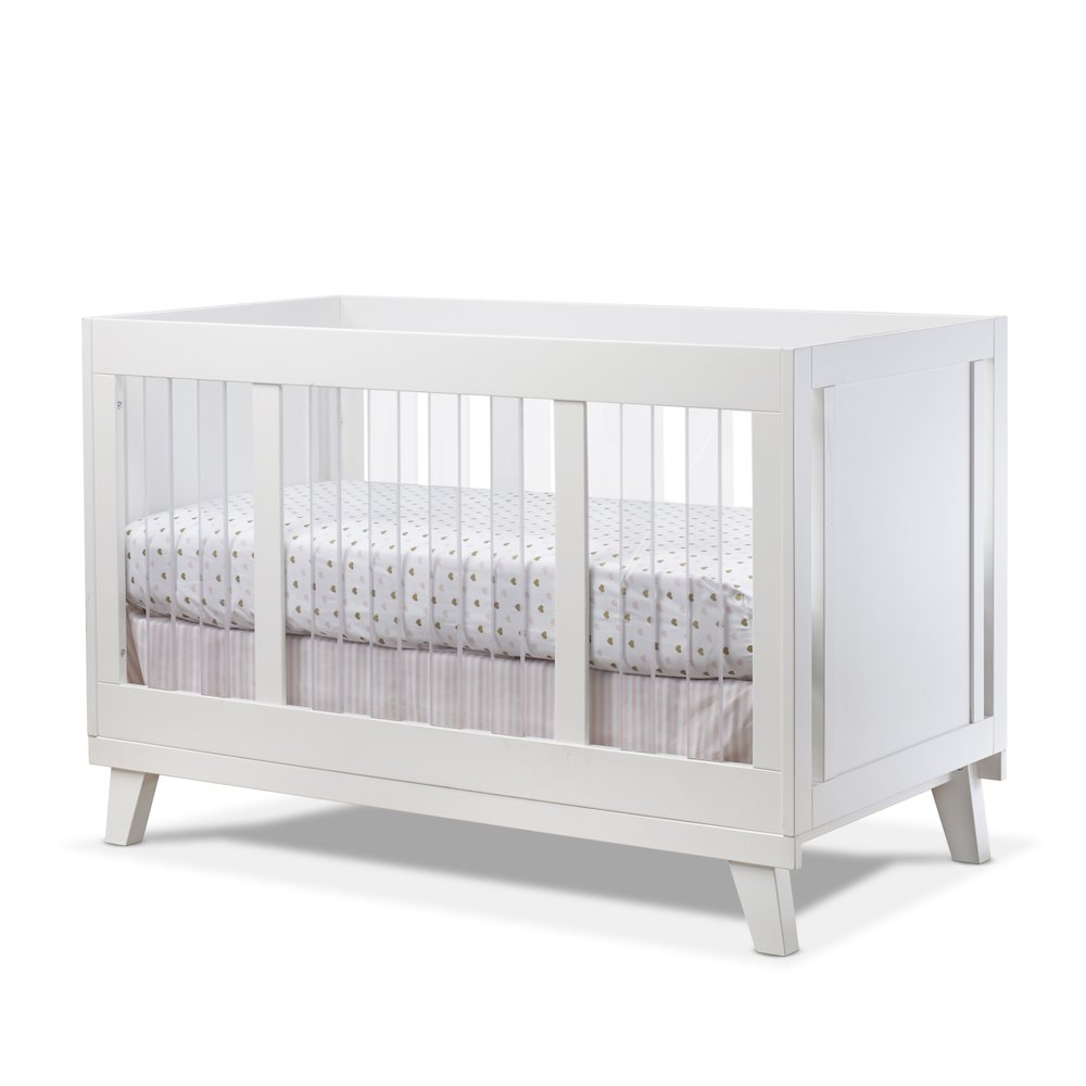 Sorelle Uptown Acrylic Crib,White Color