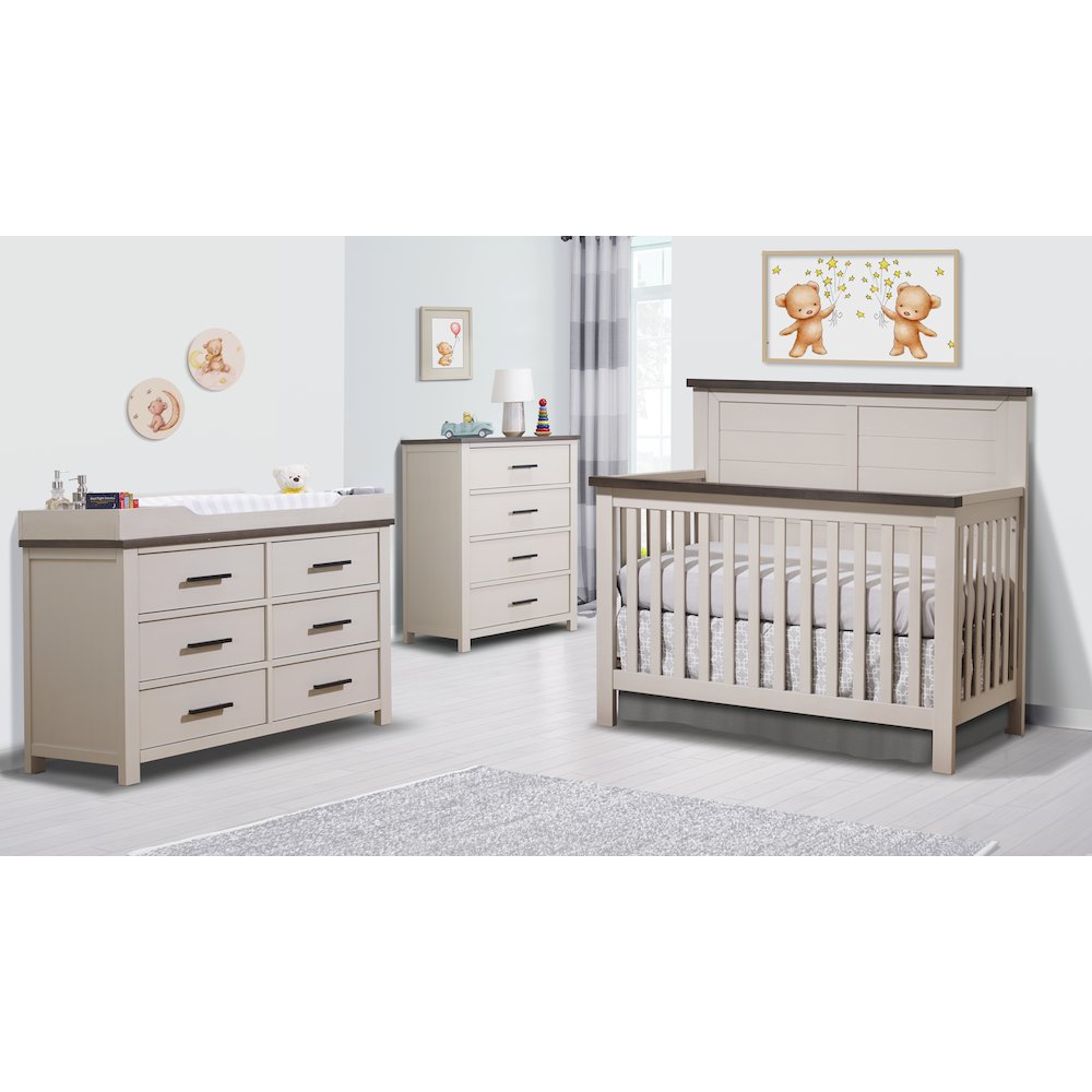 Sorelle Westley 4 Drawer Dresser,Chocolate Bisque Color