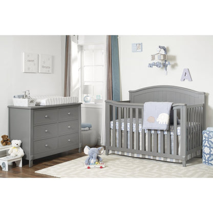 Sorelle Fairview 4-in-1 Crib,Gray Color