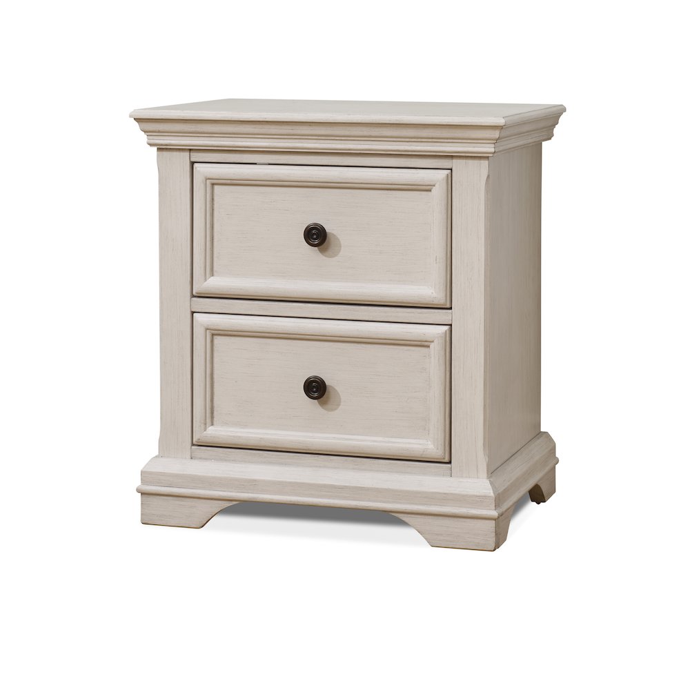 Sorelle Portofino Nightstand,Brushed Ivory Color