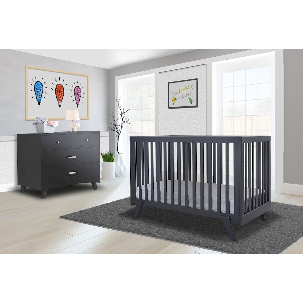 Sorelle Luce Crib,Midnight Color