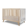 Sorelle Luce Crib,Natural wood and White Color