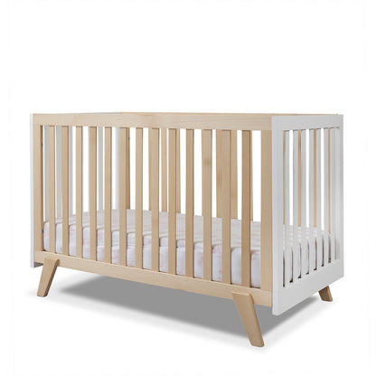 Sorelle Luce Crib,Natural wood and White Color