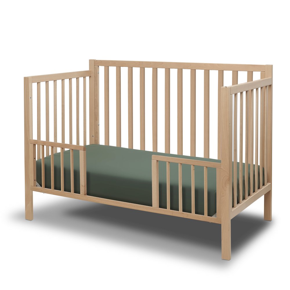 Sorelle Essex Euro 4-in-1 Convertible Crib,Natural Wood Color