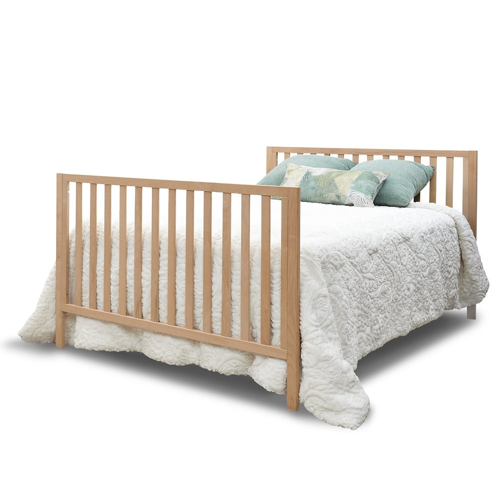 Sorelle Essex Euro 4-in-1 Convertible Crib,Natural Wood Color