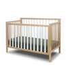 Sorelle Essex Euro 4-in-1 Convertible Crib,White and Natural wood Color