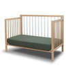 Sorelle Essex Euro 4-in-1 Convertible Crib,White and Natural wood Color