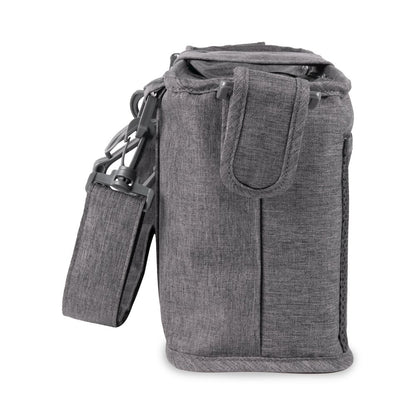 Parent Console with 4 Insulated Cup Holders-Gray