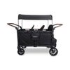W6 Luxe Pro 6 Seater Stroller Wagon - Jet Black