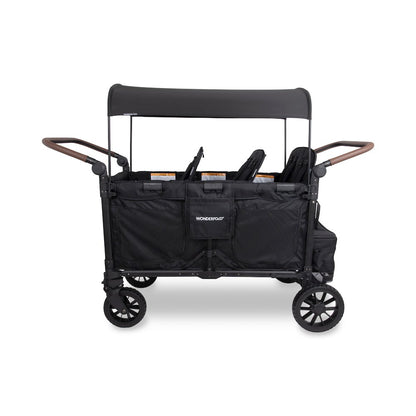 W6 Luxe Pro 6 Seater Stroller Wagon - Jet Black